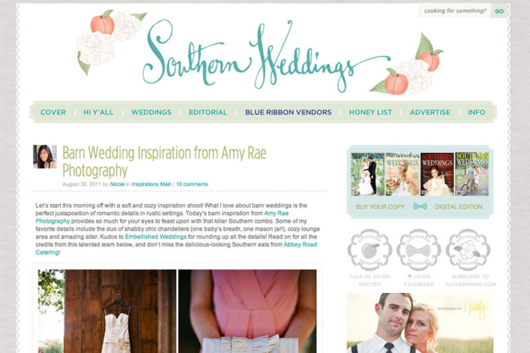 Published | Southern Weddings Blog